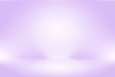 Stüdyo Arkaplan Konsepti - ürün için soyut boş ışık gradyanı mor stüdyo odası arka planı.