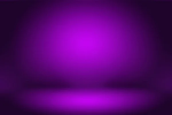 Studio Background Concept - astratto gradiente di luce vuota viola studio stanza sfondo per il prodotto. — Foto Stock