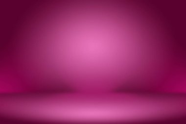 Stüdyo Arkaplan Konsepti - ürün için soyut boş ışık gradyanı mor stüdyo odası arka planı.