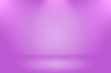 Stüdyo Arkaplan Konsepti - ürün için soyut boş ışık gradyanı mor stüdyo odası arka planı.