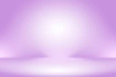 Stüdyo Arkaplan Konsepti - ürün için soyut boş ışık gradyanı mor stüdyo odası arka planı.