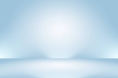 Soyut Lüks Derece Mavi arka plan. Siyah vignette Stüdyo Sancağıyla Pürüzsüz Koyu Mavi.