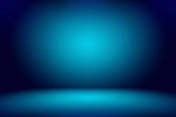 Rezumat Gradient de lux Fundal albastru. Smooth Albastru închis cu banner studio vinietă neagră . — Fotografie, imagine de stoc
