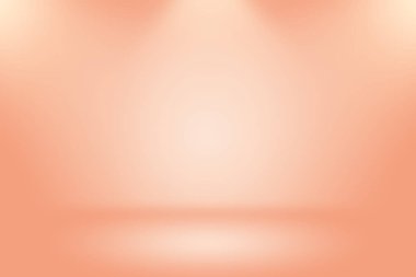 Pastel renginin soyut bulanıklığı güzel şeftali rengi gökyüzü sıcak ton arkaplanı pankart, slayt gösterisi ya da diğerleri gibi tasarım için