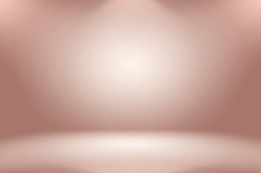 Soyut boş açık pembe stüdyo odası arka planı, ürün gösterimi, afiş, şablon için montaj olarak kullan.