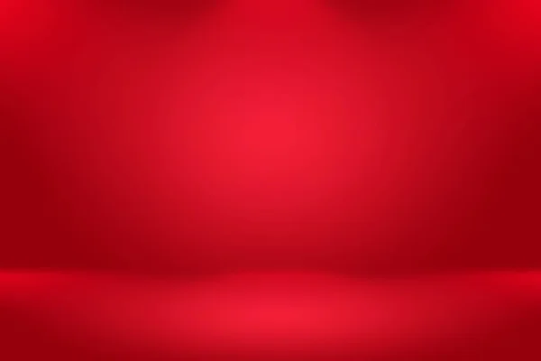 Astratto lusso morbido sfondo rosso Natale design layout di San Valentino, studio, camera, modello web, Rapporto d'affari con il colore sfumato cerchio liscio. — Foto Stock