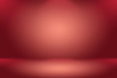 Soyut lüks, yumuşak, kırmızı arka plan, Noel Sevgililer Günü planı, stüdyo, oda, web şablonu, düz daire eğimli iş raporu.