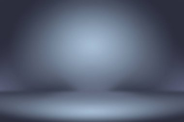 Soyut Lüks Derece Mavi arka plan. Siyah vignette Stüdyo Sancağıyla Pürüzsüz Koyu Mavi.