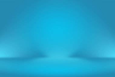 Soyut Lüks Derece Mavi arka plan. Siyah vignette Stüdyo Sancağıyla Pürüzsüz Koyu Mavi.