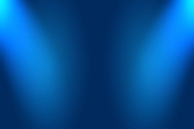 Soyut Lüks Derece Mavi arka plan. Siyah vignette Stüdyo Sancağıyla Pürüzsüz Koyu Mavi.