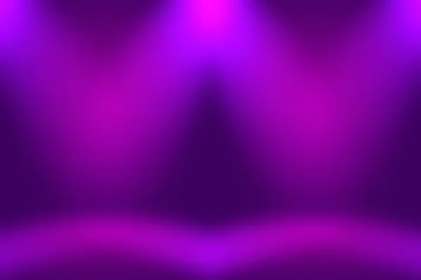 Studio Concepto de fondo - abstracto gradiente de luz vacío púrpura estudio habitación de fondo para el producto. — Foto de Stock