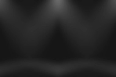 Soyut lüks bulanık koyu gri ve siyah gradyan. Ürünlerinizi sergilemek için arka plan stüdyo duvarı olarak kullanılır..