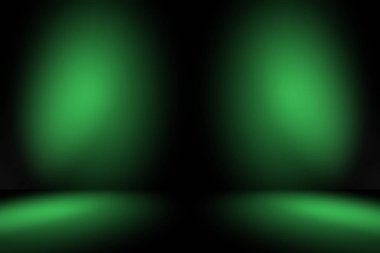 Soyut bulanık yeşil gradyan stüdyosu arka plan, web sitesi şablonu, çerçeve, iş raporu olarak kullanılabilir