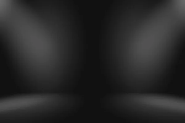 Abu-abu gelap dan gradien hitam mewah abstrak, digunakan sebagai dinding studio latar belakang untuk menampilkan produk Anda. — Stok Foto