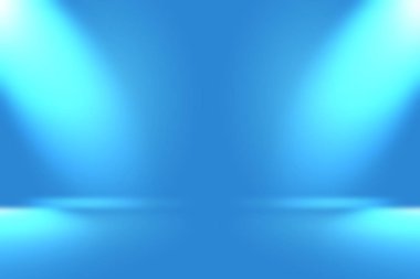 Soyut Lüks Derece Mavi arka plan. Siyah vignette Stüdyo Sancağıyla Pürüzsüz Koyu Mavi.