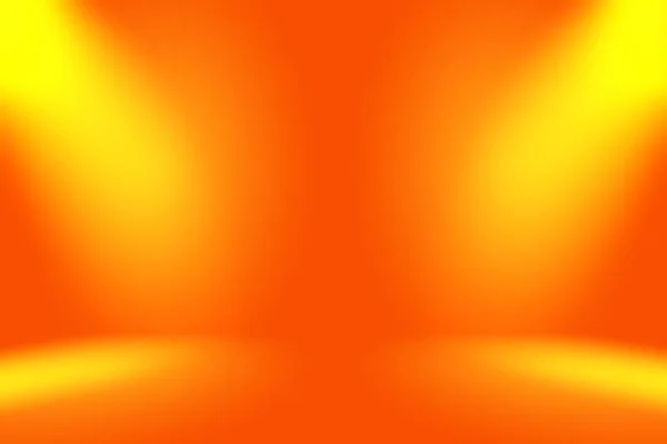 Desain tata letak latar belakang oranye yang halus abstrak, studio, ruang, templat web, laporan bisnis dengan warna gradien lingkaran halus — Stok Foto