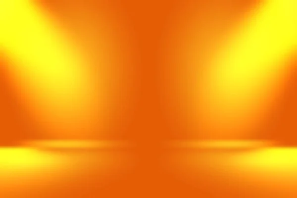 Abstract glad Oranje achtergrond lay-out ontwerp, studio, kamer, web template, Business rapport met gladde cirkel gradiënt kleur — Stockfoto