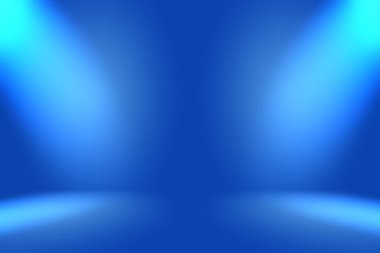 Soyut Lüks Derece Mavi arka plan. Siyah vignette Stüdyo Sancağıyla Pürüzsüz Koyu Mavi.