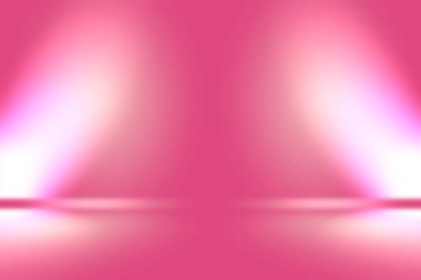 Soyut boş açık pembe stüdyo odası arka planı, ürün gösterimi, afiş, şablon için montaj olarak kullan.
