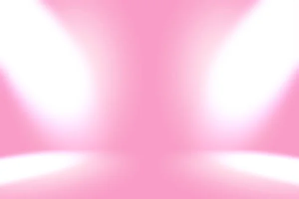 Abstrakt tom slät ljus rosa studio rum bakgrund, Använd som montage för produktvisning, banner, mall. — Stockfoto