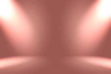 Soyut boş açık pembe stüdyo odası arka planı, ürün gösterimi, afiş, şablon için montaj olarak kullan.