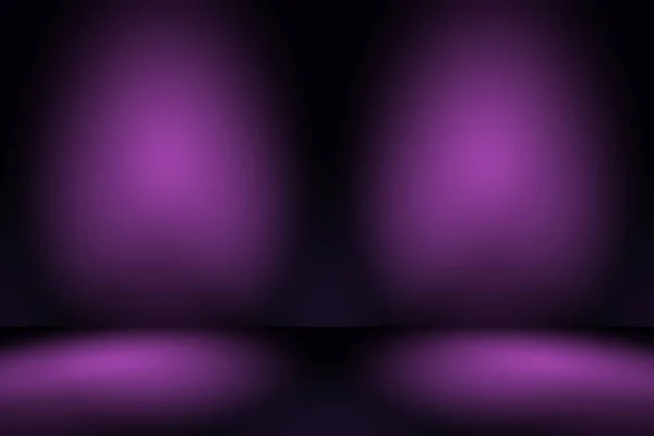 Conceito de fundo de estúdio - abstrato vazio luz gradiente roxo estúdio quarto fundo para o produto. — Fotografia de Stock