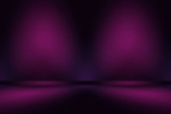 Студийный фон - пустой свет - фиолетовый фон студийной комнаты для продукта. — стоковое фото