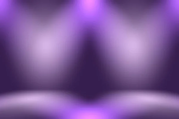 Conceito de fundo de estúdio - abstrato vazio luz gradiente roxo estúdio quarto fundo para o produto. — Fotografia de Stock