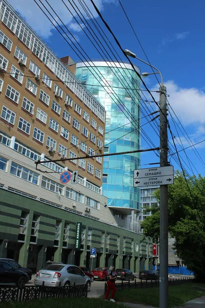 Kantoorcentrum Zomer Stad — Stockfoto
