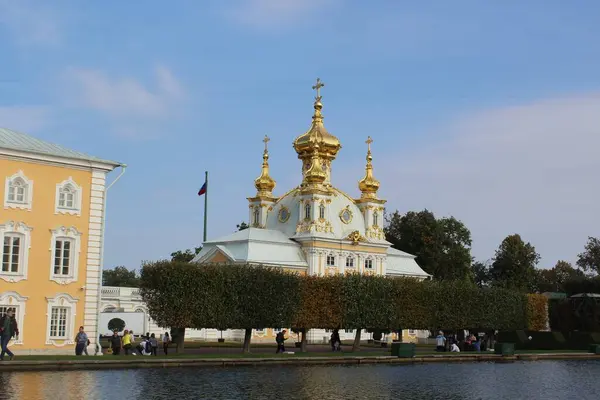 Igreja Pedro Paulo Grande Palácio Peterhof — Fotografia de Stock