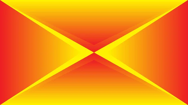 Abstraktes Dreieck Mit Rotem Gelben Farbverlauf Hintergrund Ist Perfekt Für — Stockvektor