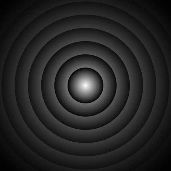 黒い白い丸の抽象波 パターン グラフィックデザイン 壁紙などに最適 — ストックベクタ