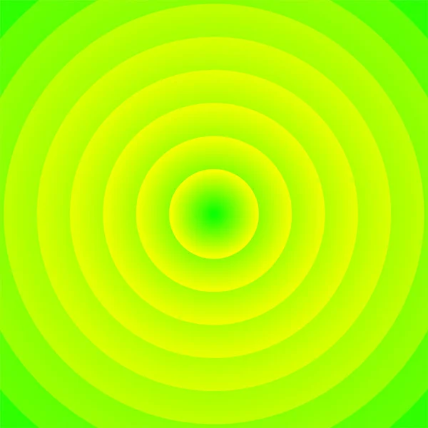Onde Abstraite Cercle Jaune Vert Parfait Pour Motif Conception Graphique — Image vectorielle