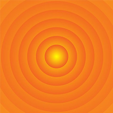 Dalga efektli turuncu çember