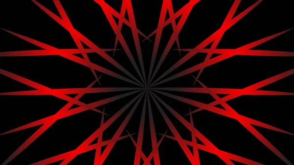 Roter Stern Muster Abstrakten Hintergrund Dunkelroter Sternenschmuck Hintergrund Sternmandala — Stockvektor