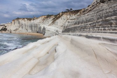 Scala dei Turchi, Sicilya, İtalya