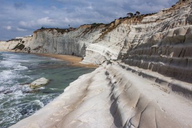 Scala dei Turchi, Sicilya, İtalya