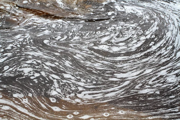 Wirbelnder Wasserblick Von Oben — Stockfoto