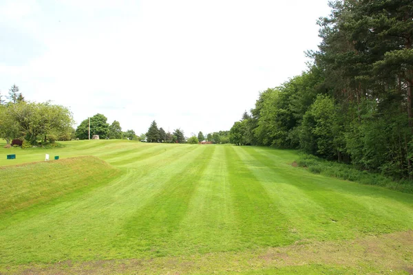 Golfbaan Groen Tee — Stockfoto