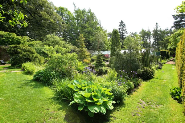 Botanische Tuinen Zomer Rechtenvrije Stockafbeeldingen