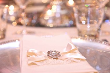 Bokeh efektli peçete