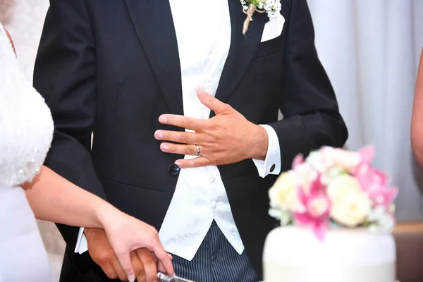 Bride Groom Headless Shots — Stock Photo, Image