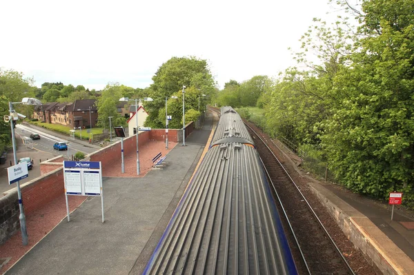 Dak Van Een Trein Van Boven — Stockfoto