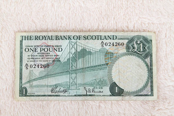 Royal Bank Scotland Note — Stock Photo, Image