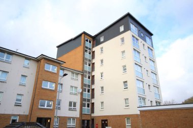 İskoçya 'nın farklı yerlerinde çekilen çeşitli binalar