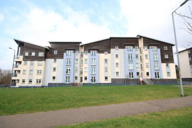 İskoçya 'nın farklı yerlerinde çekilen çeşitli binalar