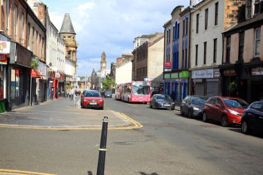 Paisley ana caddesi manzarası