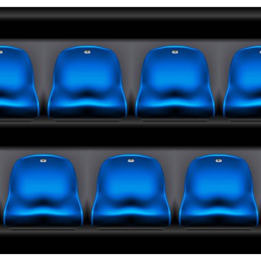 Plastik stadyum oturma - spor arena sandalye satırı