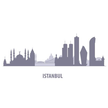 Istanbul cityscape - skyline İstanbul silüeti