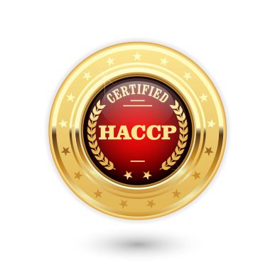 HACCP madalya - Tehlike Analizi ve kritik kontrol noktaları sertifikalı 